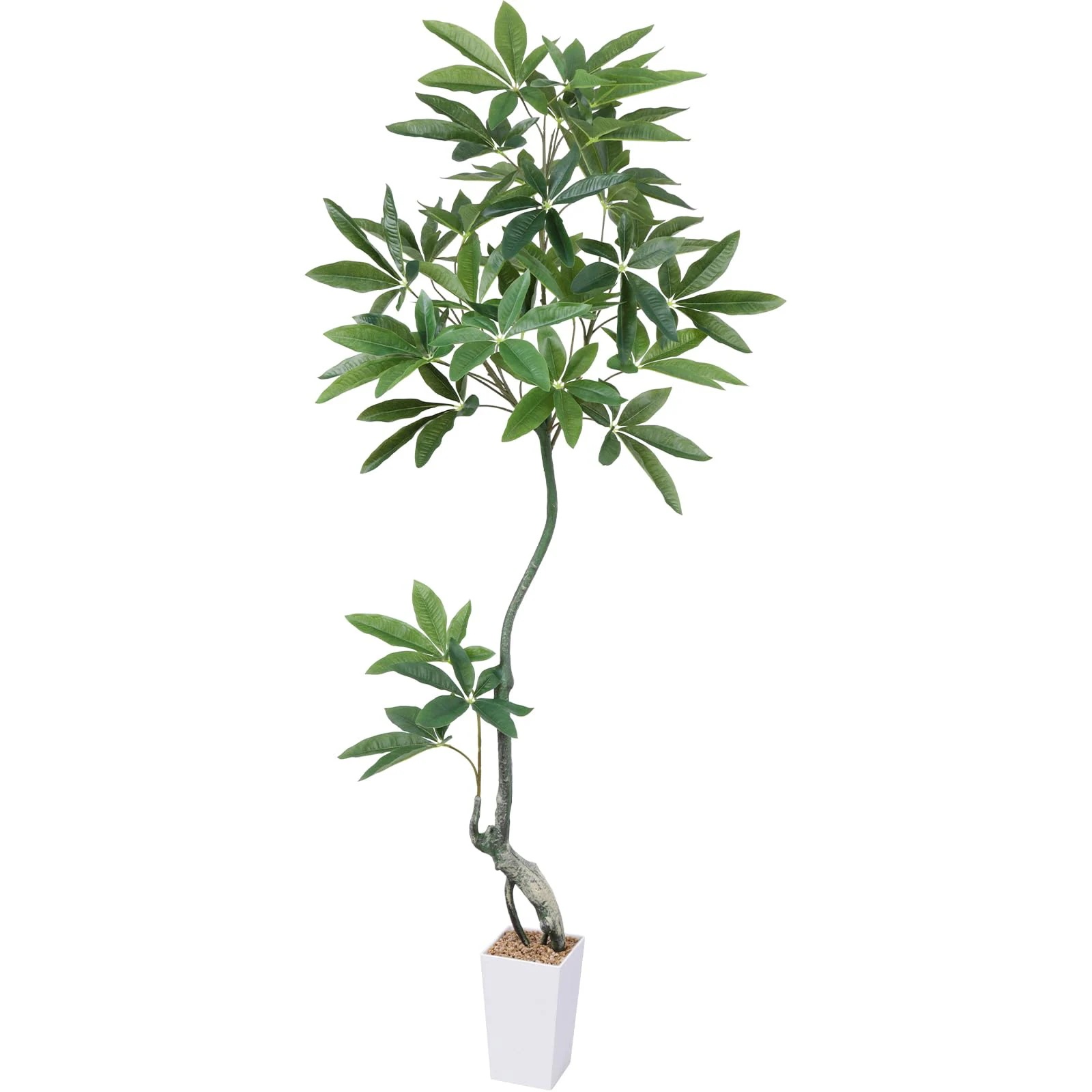 人工観葉植物 フェイクグリーン 観葉樹 造花 光触媒 消臭 パキラ 高さ150cm インドア ホームデコレーション