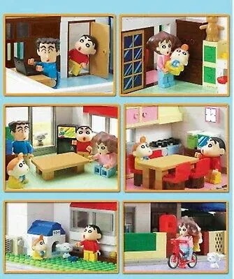 私たちの良質な商品オックスフォードクレヨンしんちゃん家レンガブロック組立図JG3625プラモデル模型その他