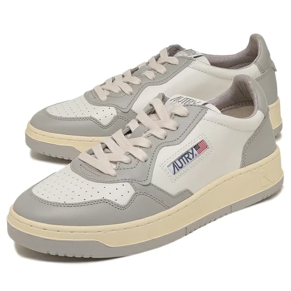 スニーカー メダリスト ホワイト グレー メンズ AULM WB10