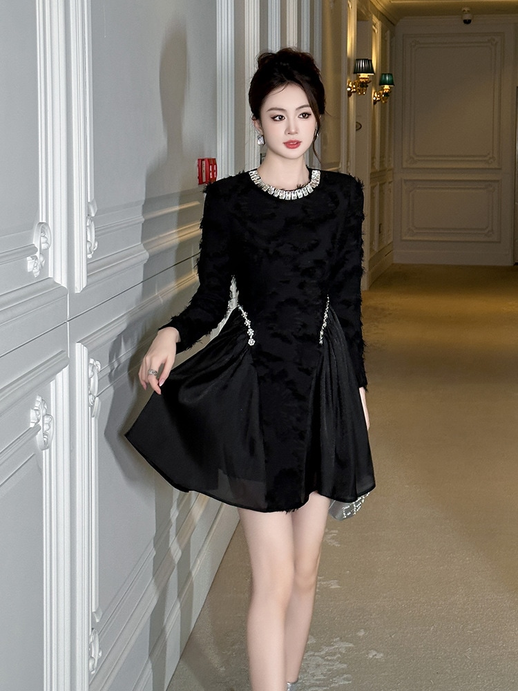 【JY.上品】 お姫様 秋冬 ワンピース ふわふわ ドレス パーティー キャバ 大人 同窓会 披露宴 卒業式 結婚式 成人式 ウェディング 二次会 メガ割 5,802円