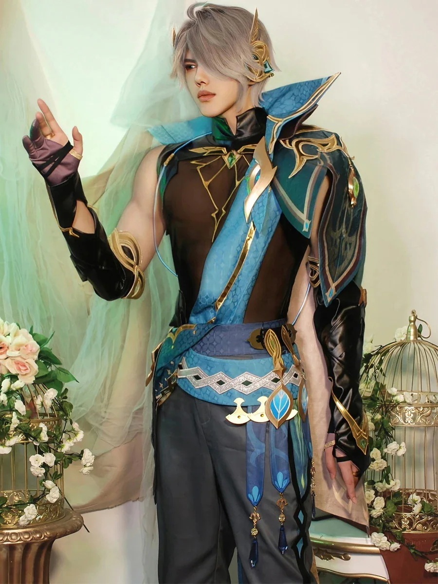 原神 げんしん Genshin スメール アルハイゼン Al-haitham Alhaitham コスプレ衣装 コスチューム期間限定30％