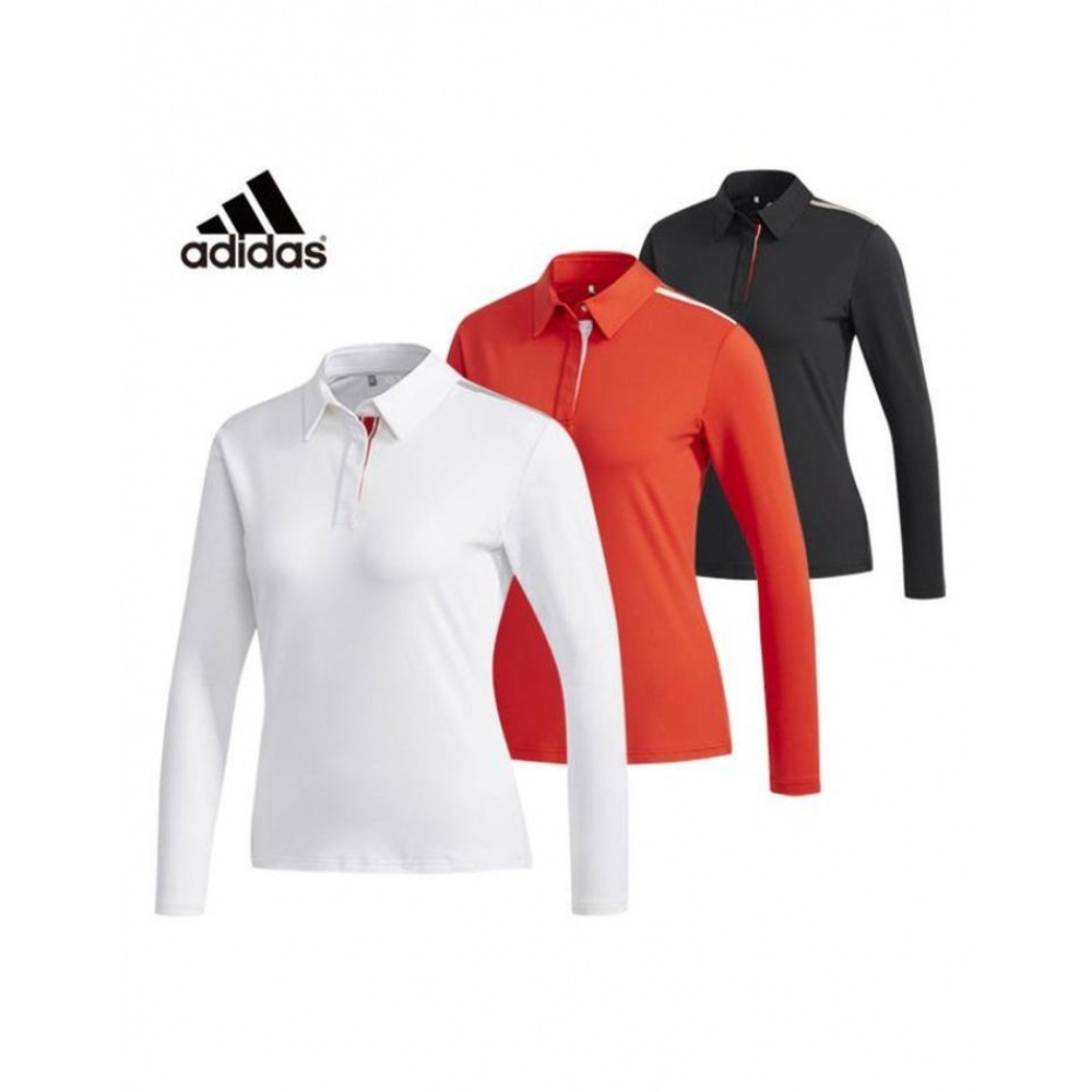 アディダスゴルフアディダスクライマヒット女性用ロングスリーブ Tシャツ DJ2568 DJ2569 DJ2570