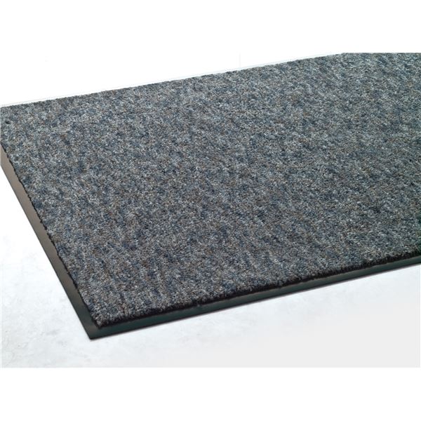 (まとめ) 除塵マット 玄関マット 灰 450×750mm 表面：ナイロン100％ トレビアンHC ×2セット ドアマット 玄関 エントランスラグマット