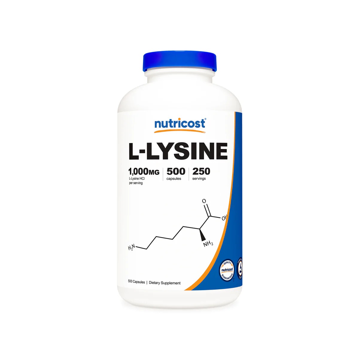 [USA] Nutricost ニュートリコスト L-Lysine Capsules (500 MG) (500 CAP)