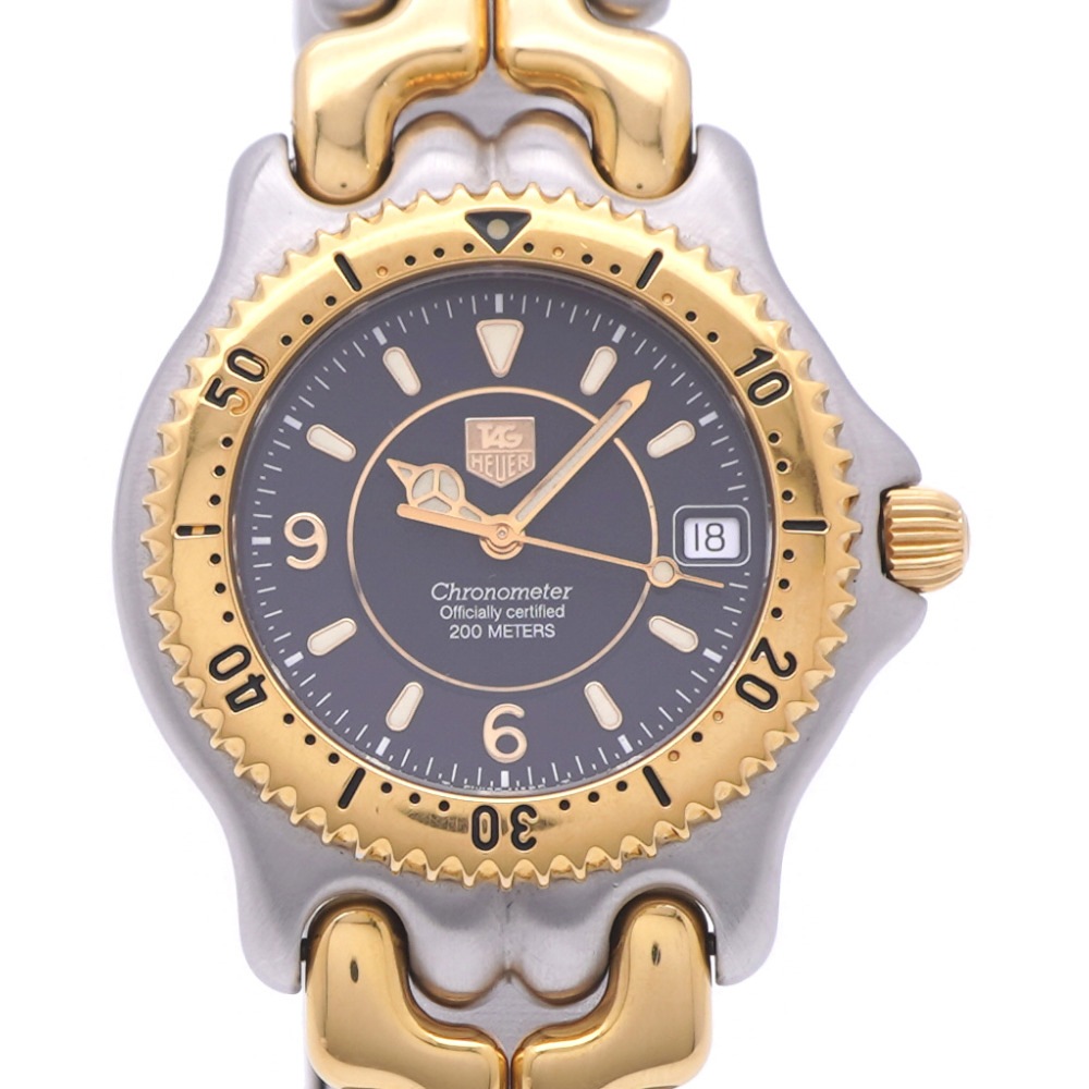 自動巻き セルシリーズ クロノメーター WG5122-P0 腕時計 ステンレススチール ブラック 1500【中古】 メンズ