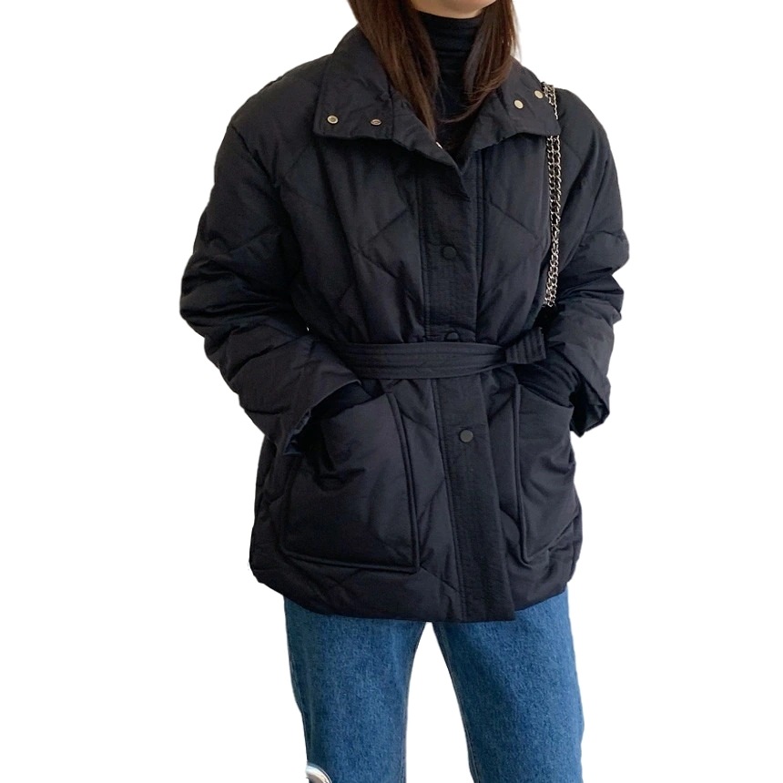 キルティングジャケット　レディース　ダウン　アウター　コート　中綿 韓国ファッション　冬服