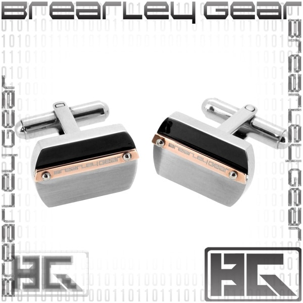 Brearley Gear ブレアリーギア ブランドロゴ サージカルステンレス カフスボタン