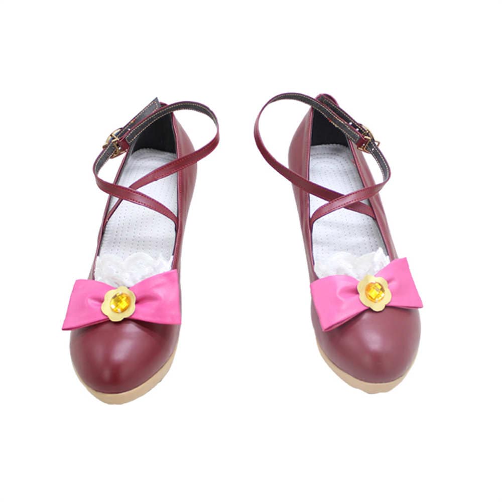 アイドルマスター シンデレラガールズ　島村卯月　スマイルアンドトリート　コスプレ靴/ブーツ