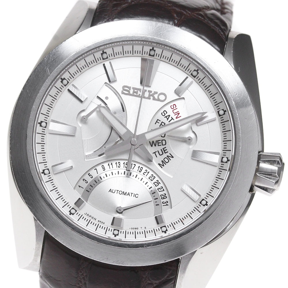 セイコー SEIKO SAEC003/6R24-00A0 ブライツアナンタ メカニカル ダブルレトログラード 自動巻き メンズ _863952【中古】