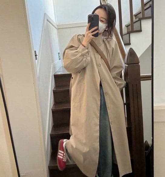 アウター デート モテアイテム トレンチコート 長袖 スタンドカラー コットン 大人可愛い きれいめ 上品 おしゃれ かっこいい 大人可愛い ラブリー キュート ガーリー クール モード系 セクシー