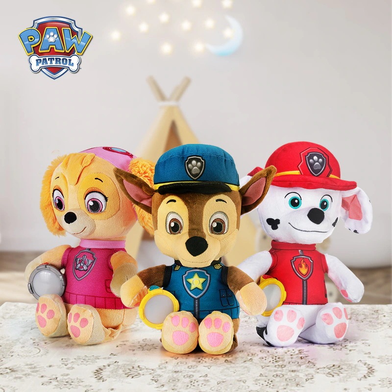 【急速出荷!】わんわん隊のお手柄おもちゃわんわん犬のぬいぐるみ赤ちゃん安眠お供ぬいぐるみ声光おもちゃ子供