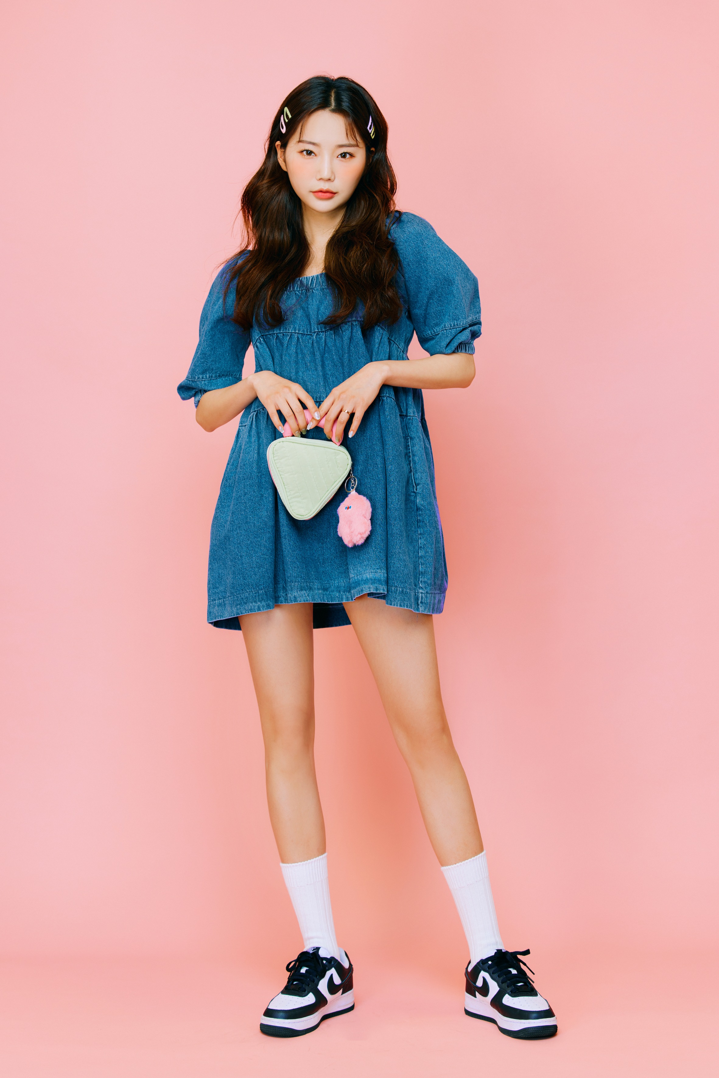 ミニデニムワンピース