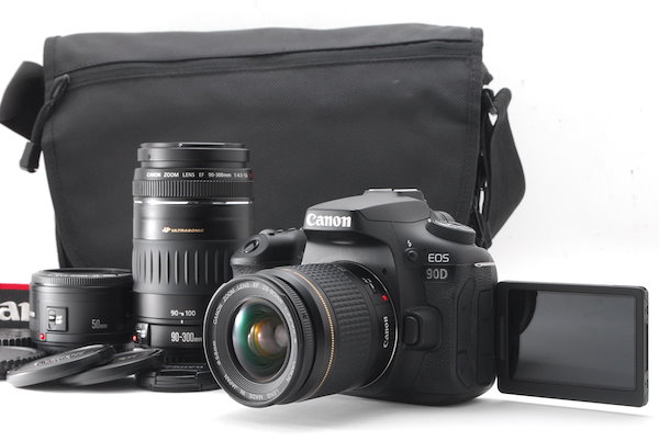Canon EOS 90D ボディ EF90-300 レンズ付-