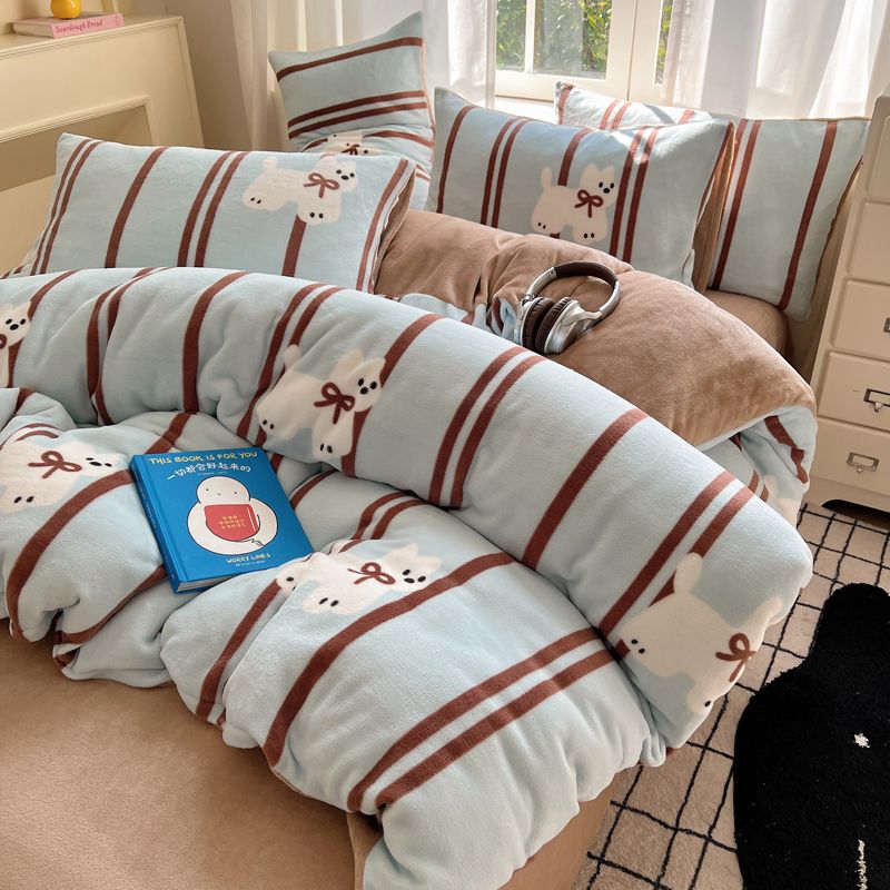 厚手ミルクレーヨン4点セット冬のサンゴレーヨン4点セットシーツフランネル3点セット