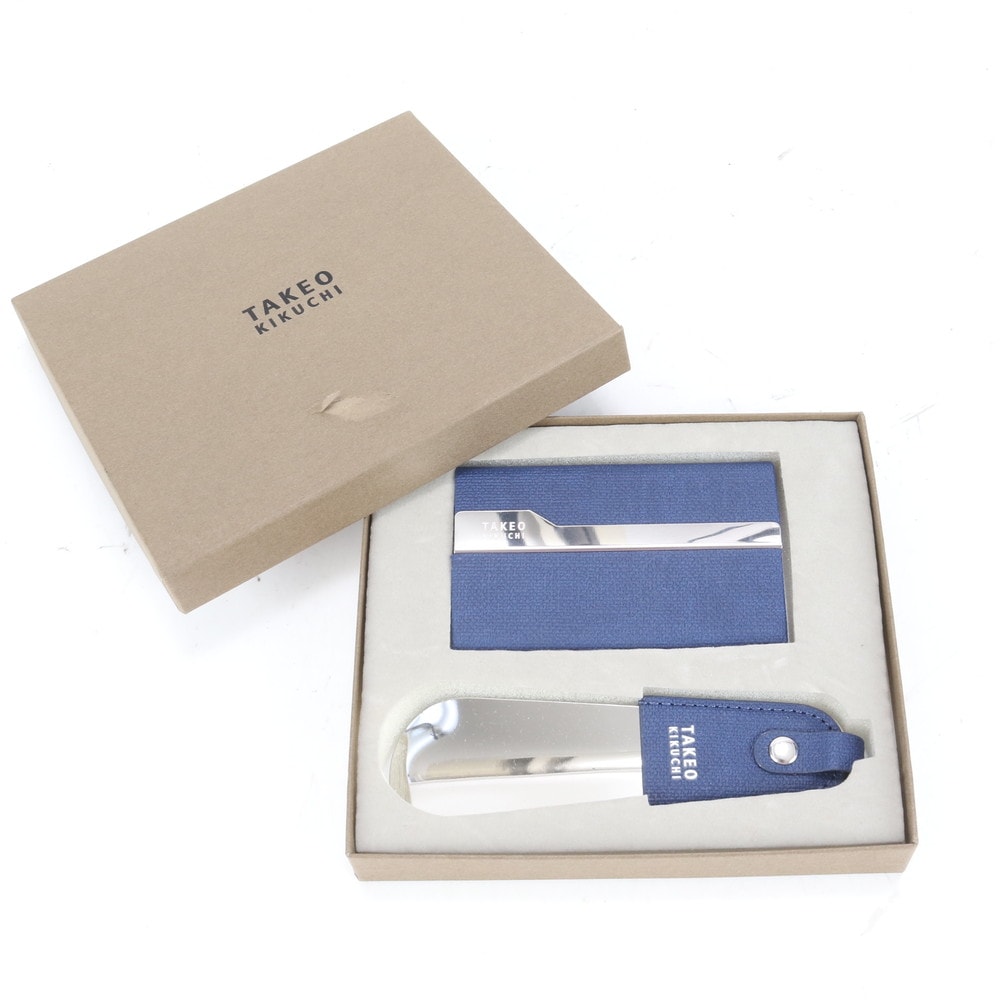 新品同様 2点 セット シューホーン 靴ベラ ビジネス 紳士 レザー カードケース メンズ EUE CP22-1 中古 5,966円