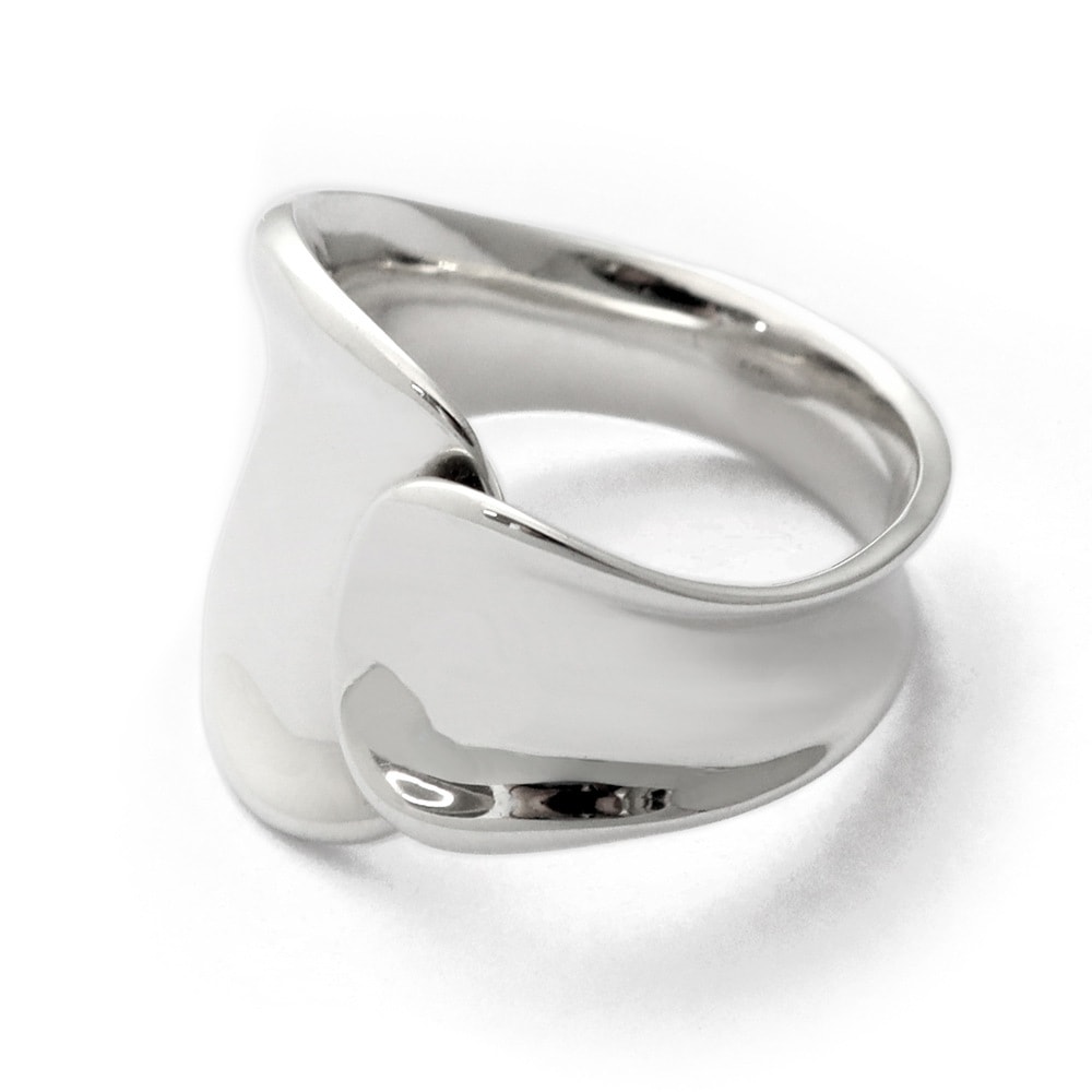 925 オープンリング 幅広 シンプル [cr421]