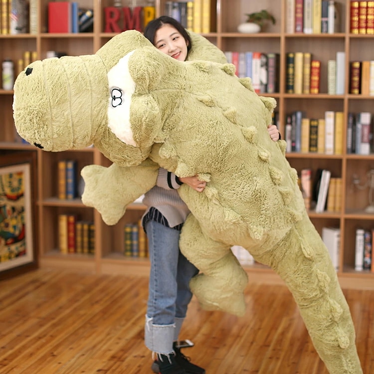 ワニ ぬいぐるみ crocodile 抱き枕 鰐 特大 クリスマス お誕生日 プレゼント 記念日/飾り物/撮影道具 可愛いぬいぐるみ イルカぬいぐるみ グレー　グリーン 230cm 2.3M