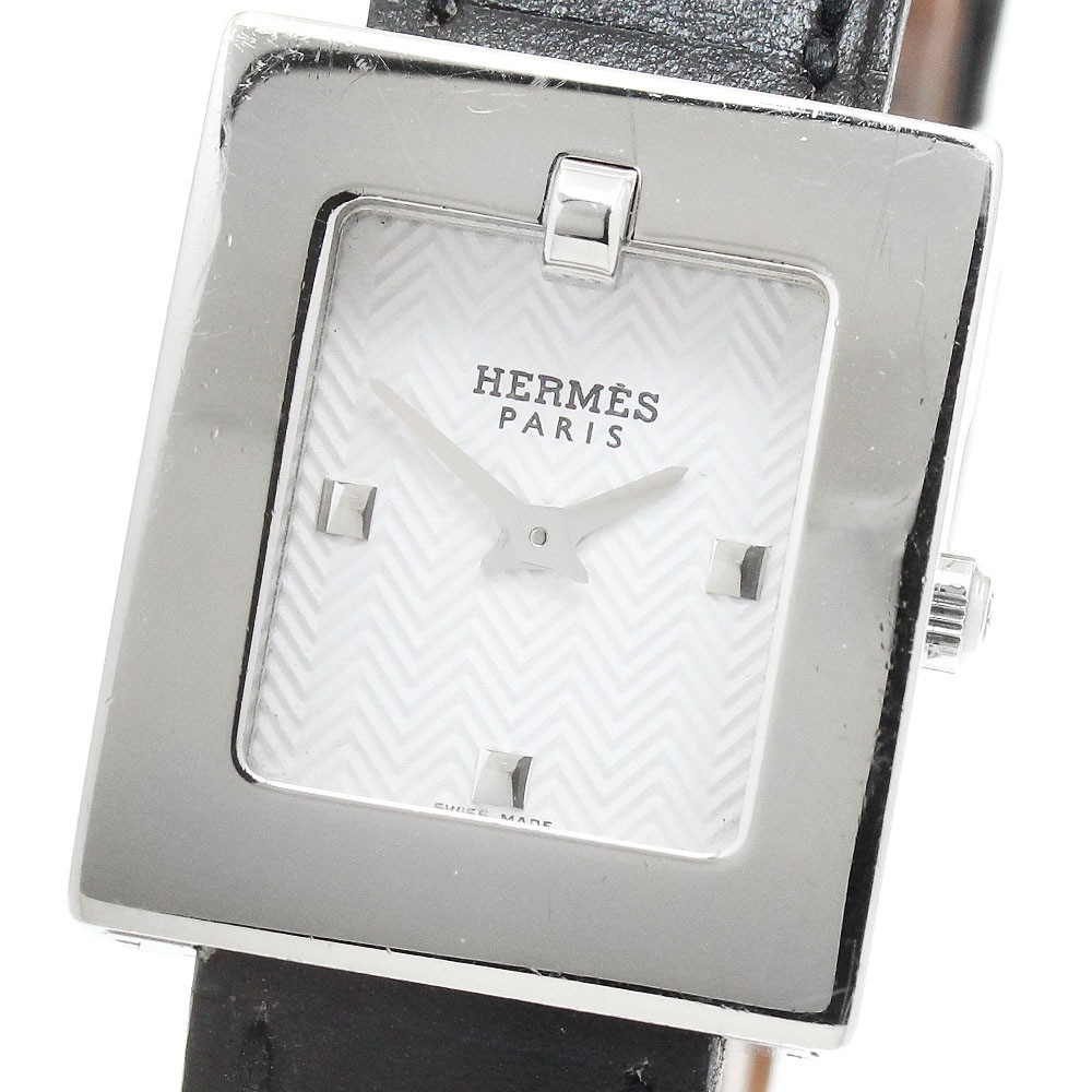 エルメス HERMES BE1.110 ベルトウォッチ クォーツ レディース 内箱・保証書付き_923536【中古】