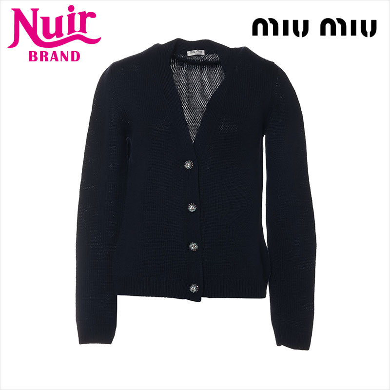 カーディガン ネイビー WS15104