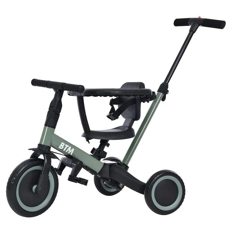 三輪車 手押し棒付き 子供用三輪車 人気 4in1 自転車 オリジナル 押し棒付き 安全バー付き 7,633円