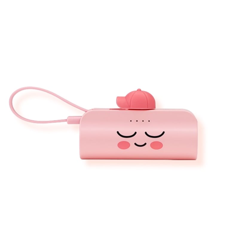 [1+1]カカオフレンズヒップスタードッキングタイプ補助バッテリー5000mAh Cタイプ/8ピン