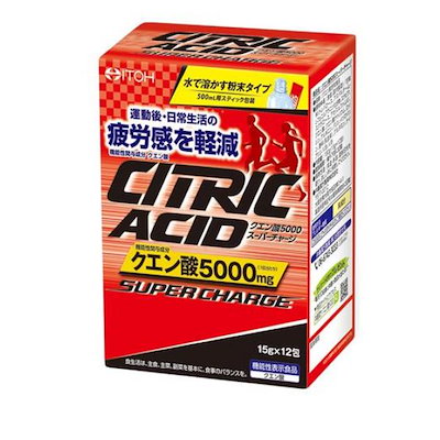 他サイト： 井藤漢方 クエン酸5000スーパーチャージ 12包入の商品画像