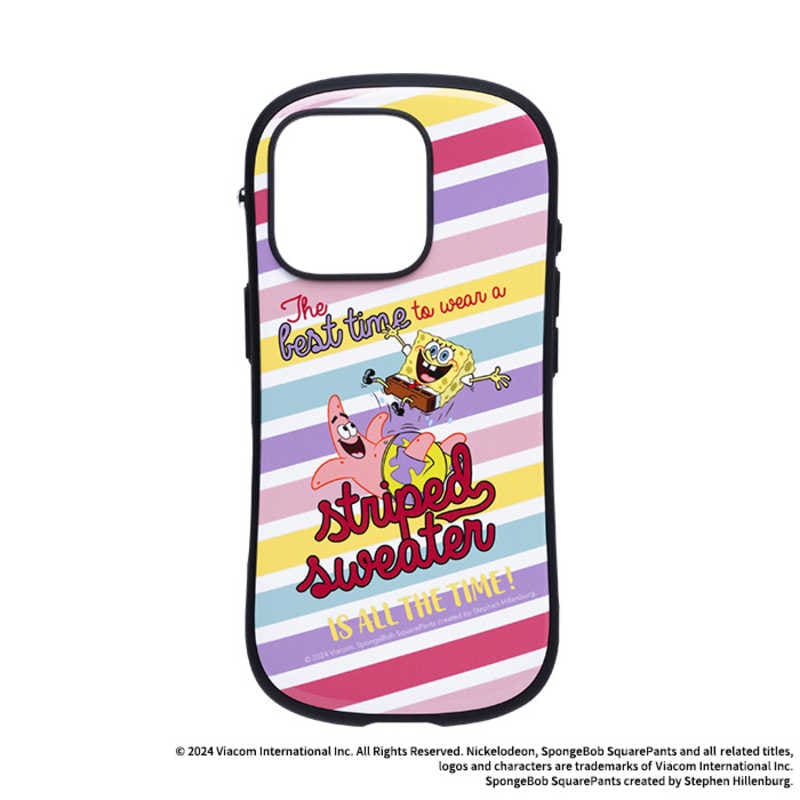 HAMEE　［iPhone 16 Pro専用］スポンジ・ボブ iFace First Class MagSynqケース iFace スポンジ・ボブ/ストライプ　41-980804