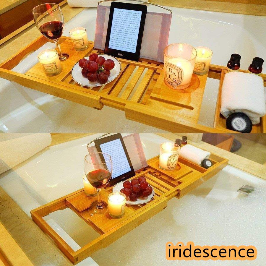 バスタブトレー バスタブラック 竹製 バステーブル お風呂用 バスグッズ 普通タイプ（15.5x70cm）伸縮式 (70-105.5)x22cm