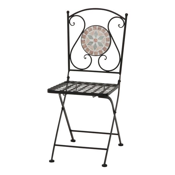 モザイクチェアー 花柄 US142096[2個セット]