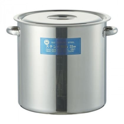 遠藤商事 SA18-8 寸胴鍋(目盛付) 33cm AZV11033
