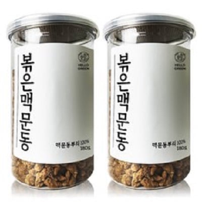 ハローグリーン韓国産炒めた麦門洞 180gX2EA 헬로우그린 국내산 볶은 맥문동 180gX2EA