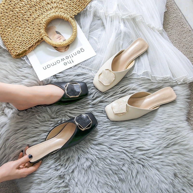 パンプス ミュール ぺたんこ ペタンコ スクエアトゥ 歩きやすい 履きやすい かわいい 大人可愛い きれいめ シンプル カジュアル 大人 上品 おしゃれ 無地 春 夏 10代 20代 30代