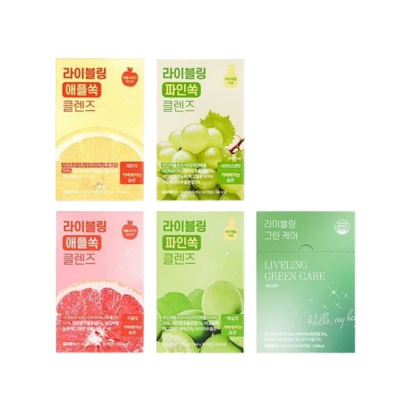 [25SS/New]クレンズ 15ml*30包 5種(梅味,シャインマスカット味,アサビレモン味,グレープフルーツ味,青りんご味) 選択1