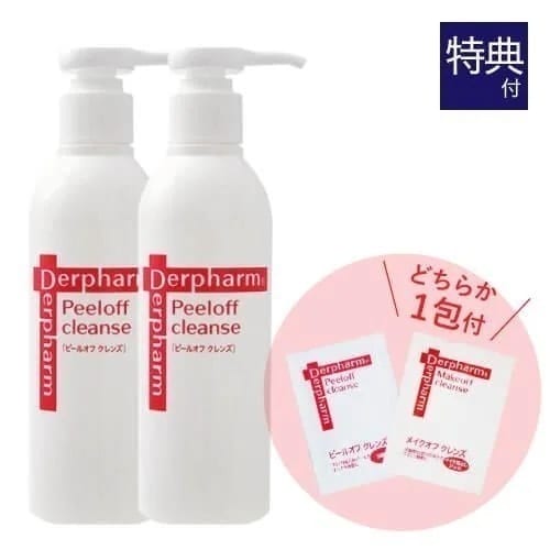 ピールオフ クレンズ 180ml 2本 + お試し サンプル パウチ どちらか1包付き（選択不可）