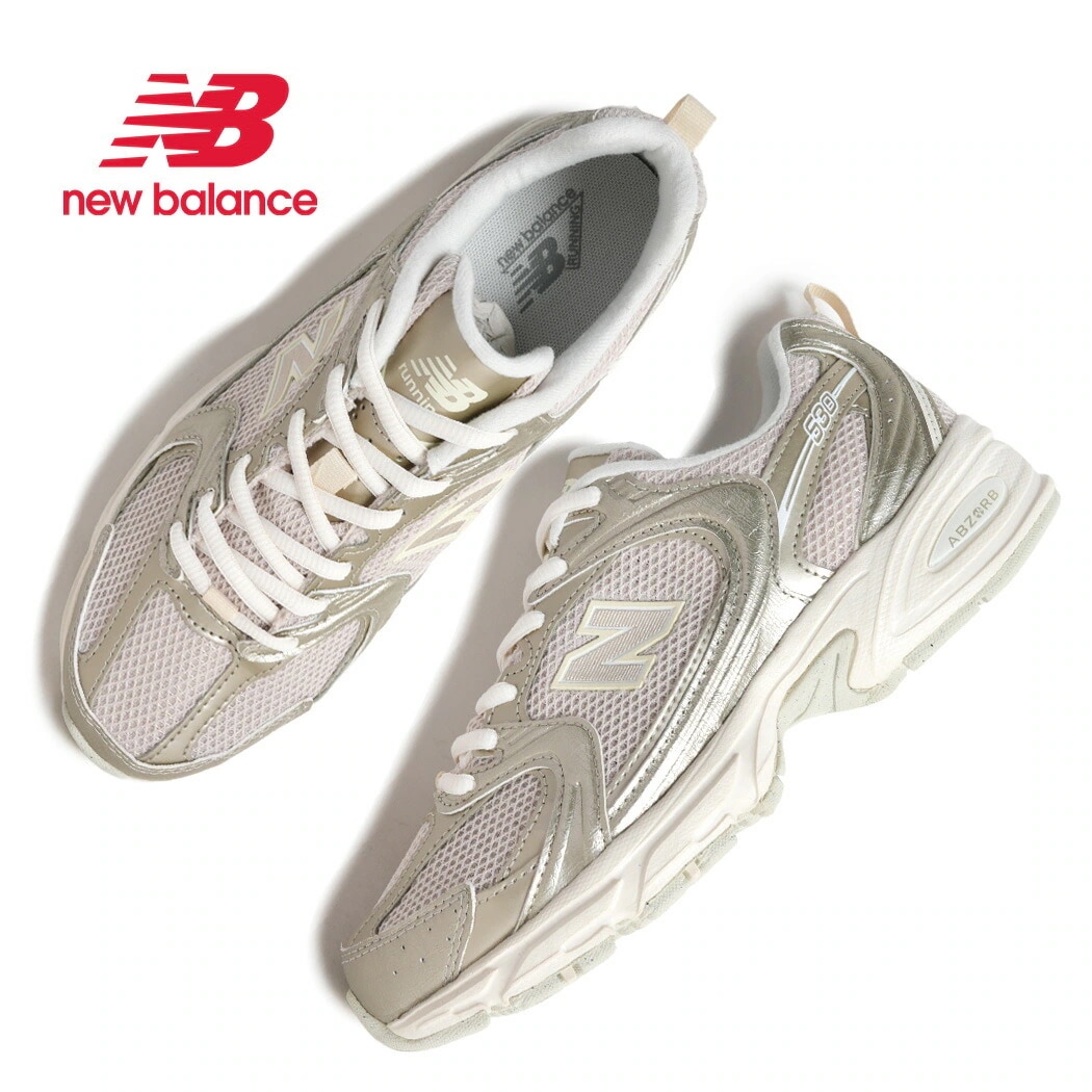 NEW BALANCE ニューバランス 530 スニーカー U5301Z0 GOLD METALIC ( ホワイト 白 ゴールド ベージュ セイル Y2K ランニング 歩きやすい 疲れにくい レディー