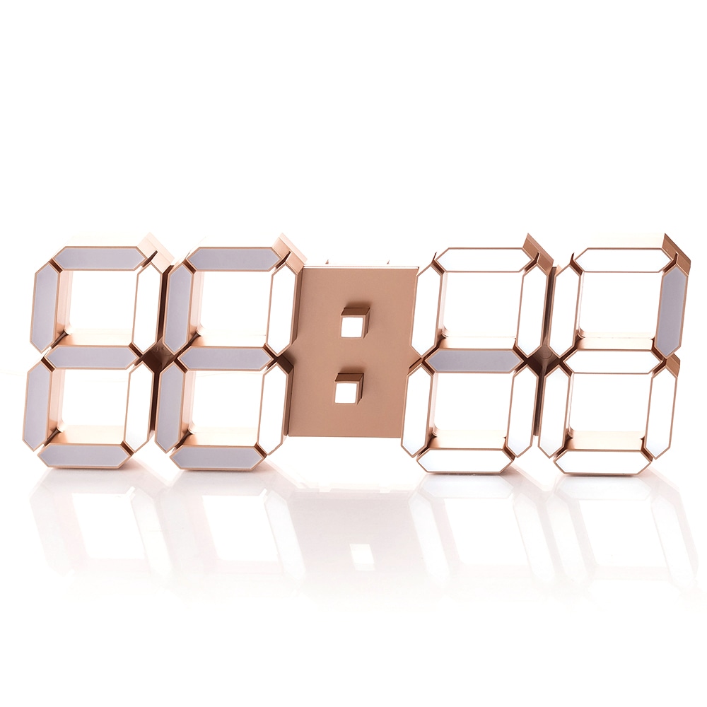 プレート3D LEDウォールクロック/good design/クイック配送