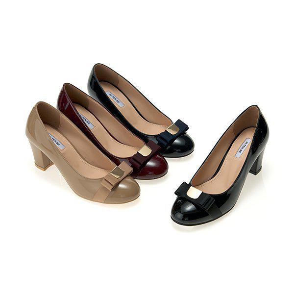 インテンス 女性 リボン パンプス 6.5cm LCWD29I126