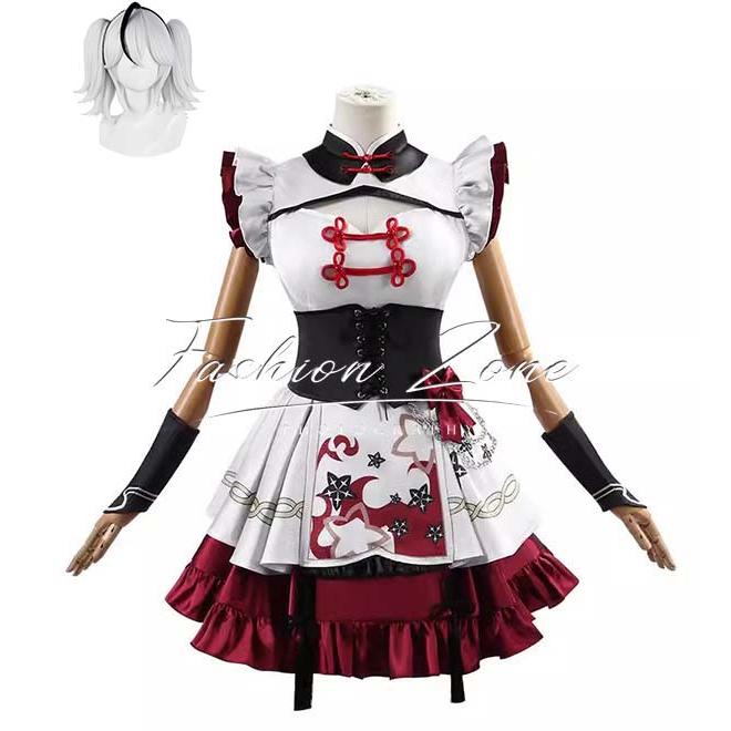 Wuthering Waves 鳴潮 風 ツバキ 椿 コスプレ衣装 ウィッグ cosplay ハロウィン 演出服 変装