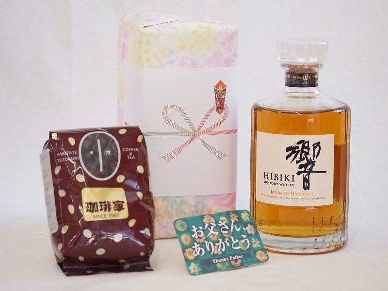 父の日 ウイスキーセット おとうさんありがとうオススメ珈琲豆（特注ブレンド200ｇ）(サントリーウイ