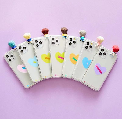 BTS公式グッズ防弾少年団 フィギュアクリアiPhoneケー...のサムネイル