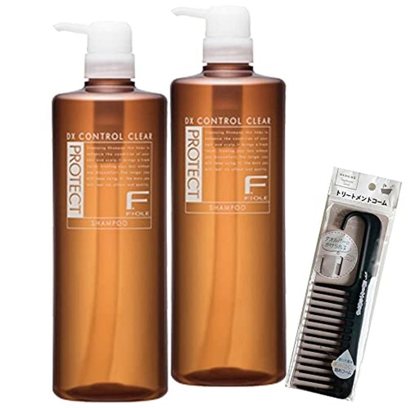 お買い得モデル Fプロテクト 特別セット ヘアシャンプー トリートメントコーム付 & 2個セット 1000ml DX シャンプー