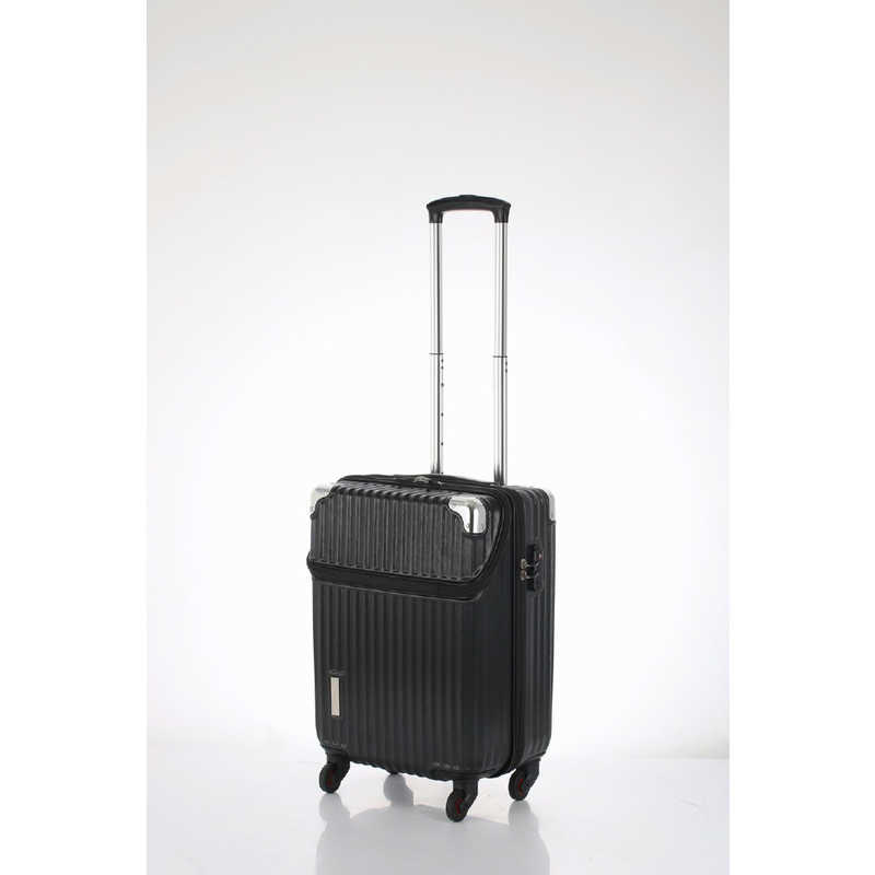 協和　スーツケース 縦型トップオープン TRAVELIST(トラベリスト)business topopen ヘアラインブラック [TSAロック搭載 /34L /～3泊]　76-35041