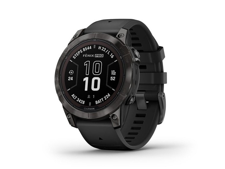 fenix 7 Pro Sapphire Dual Power 010-02777-52 [Ti Carbon Gray DLC/Black]スマートウォッチ