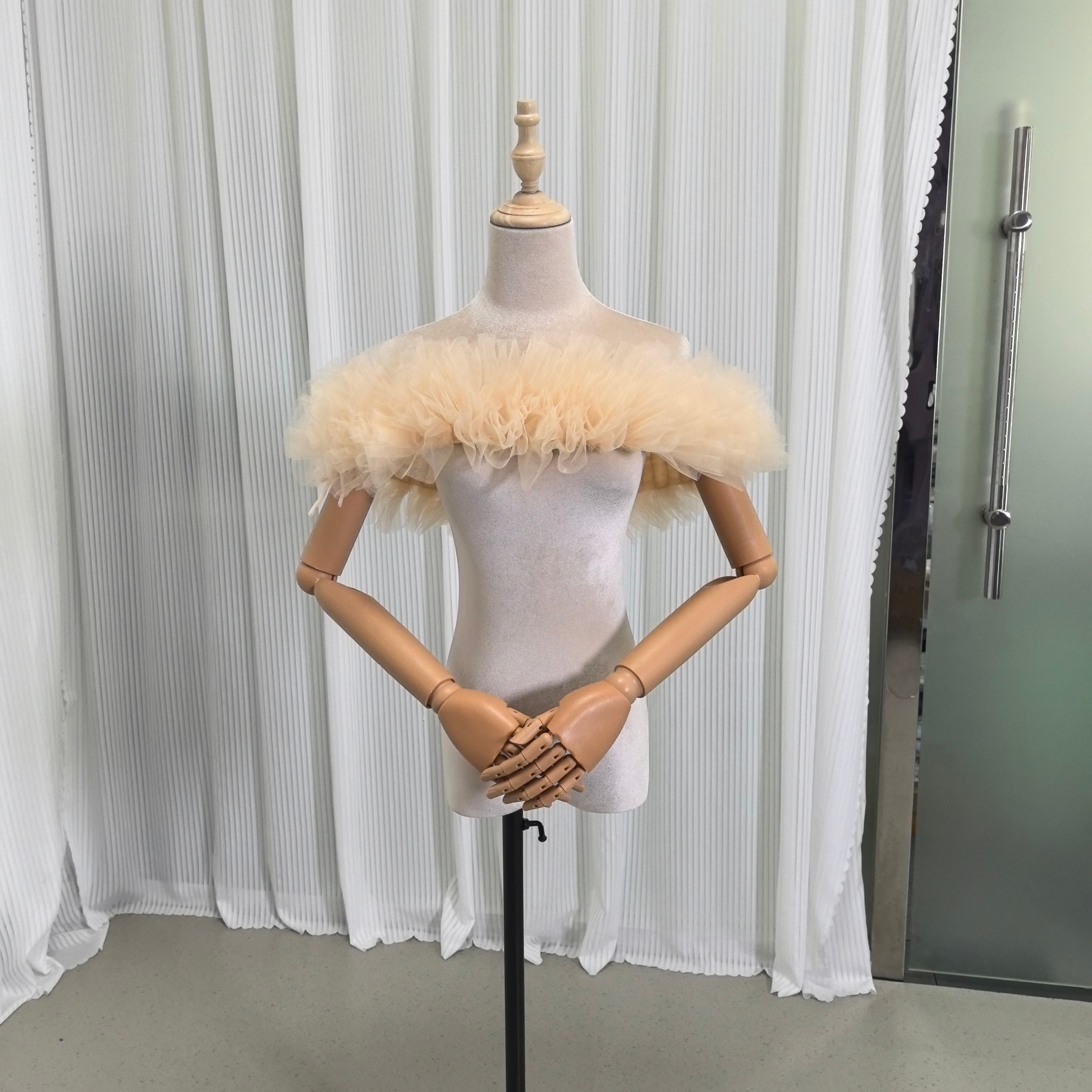 カラードレス イエロー/黄色 エレガント クラシカル 取り外しオフショルダー 8,572円