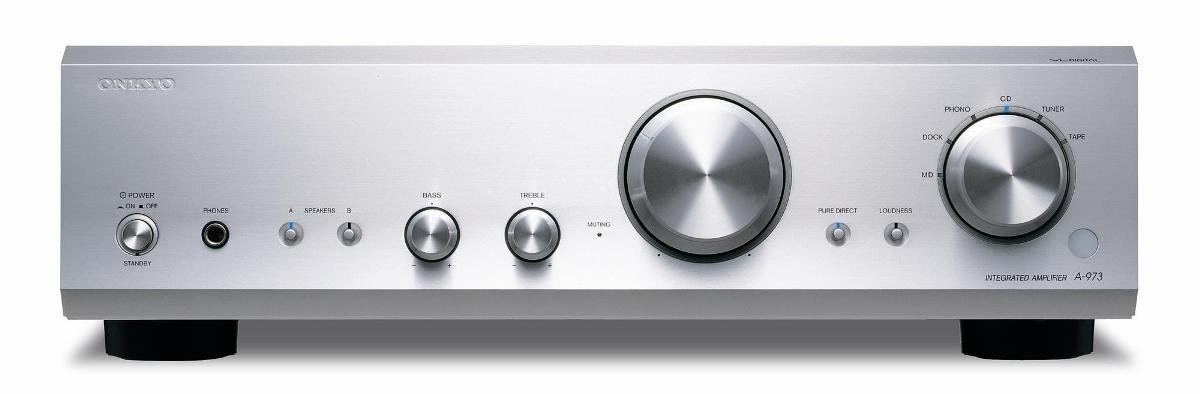 ONKYO プリメインアンプ 最大出力85W+85W A-973(S) シルバー