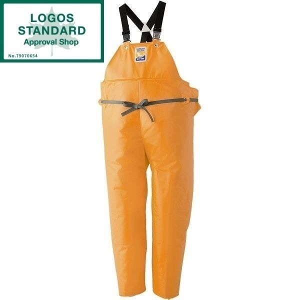マリンエクセル 胸当て付ズボンオレンジLL No.12063561