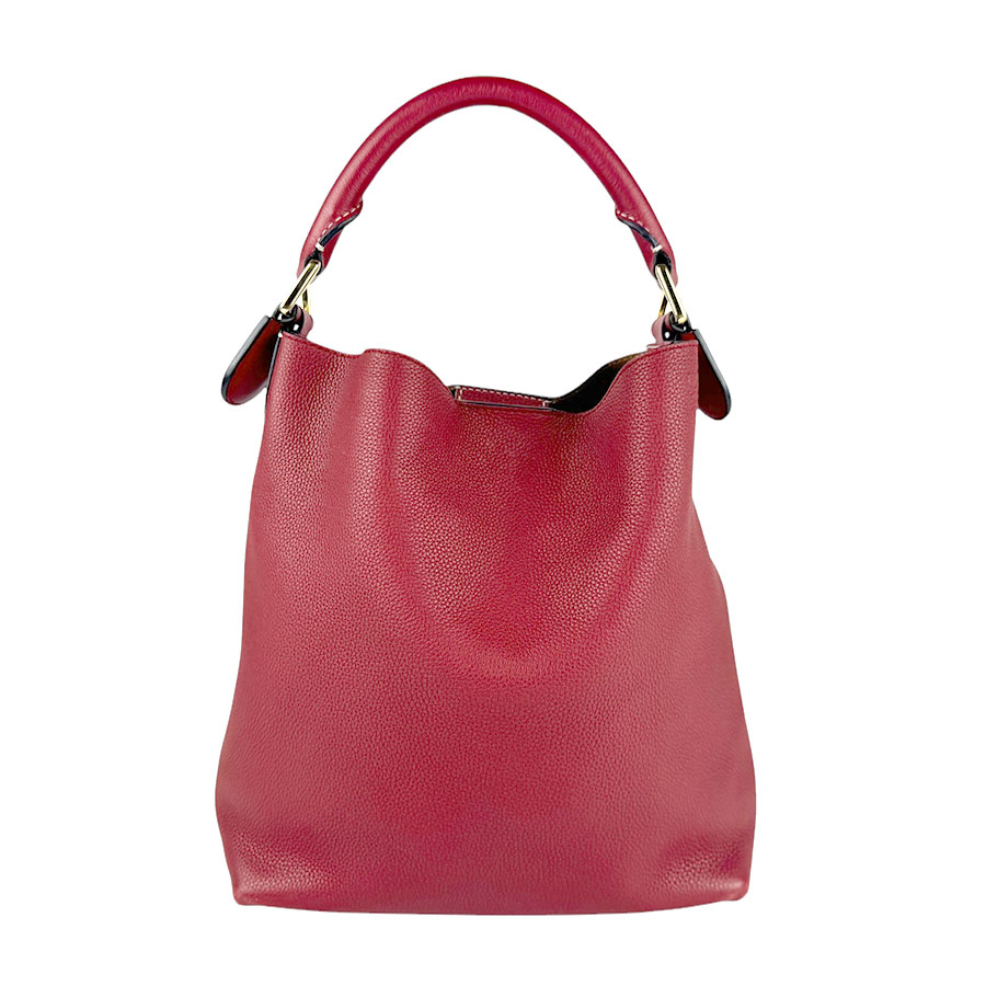 ロエベ LOEWE ハンドバッグ ショルダーバッグ レザー レッド レディース z4279