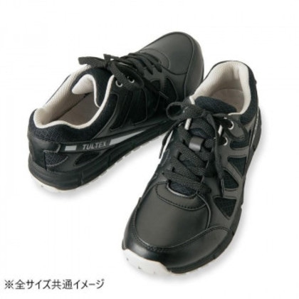 アイトス 51641 スニーカー(耐油・耐滑)(男女兼用) ブラック 30.0cm