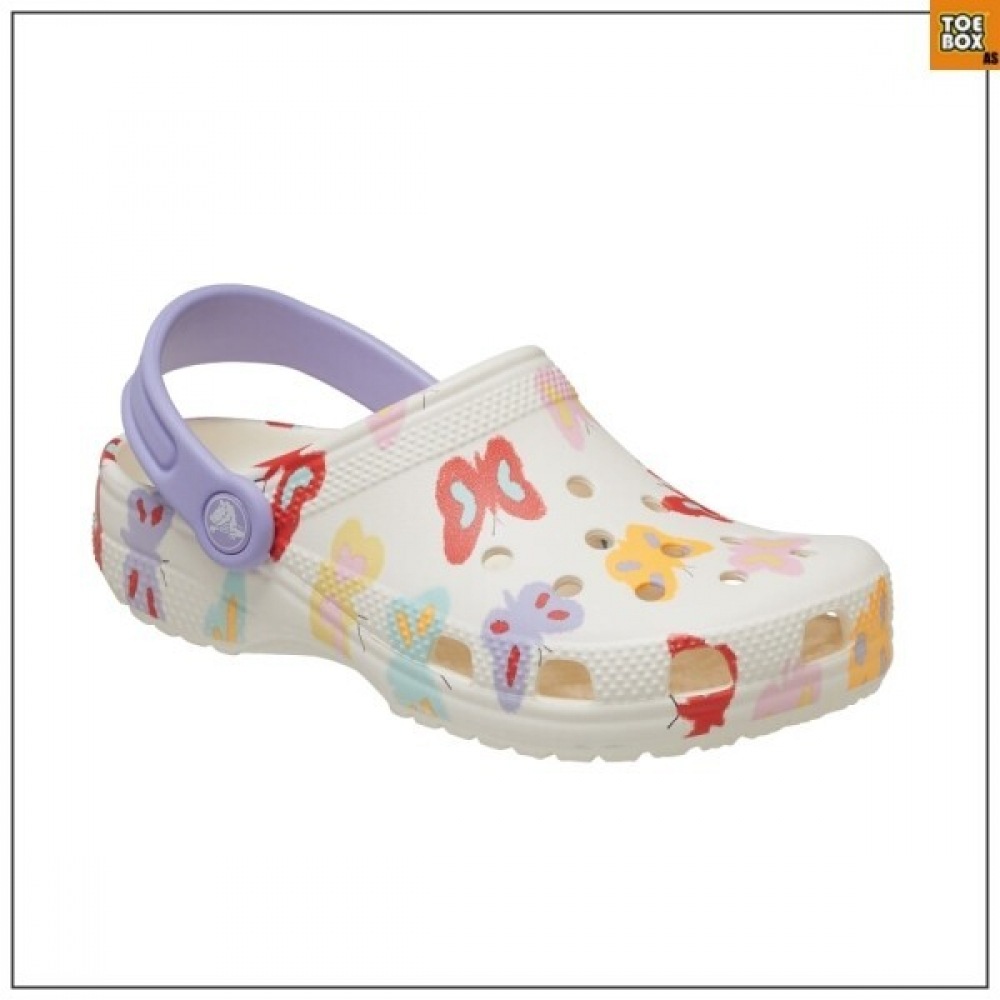 トボックスクロックスクロッグキッズバタフライ CCYCE2TSGC11BUF