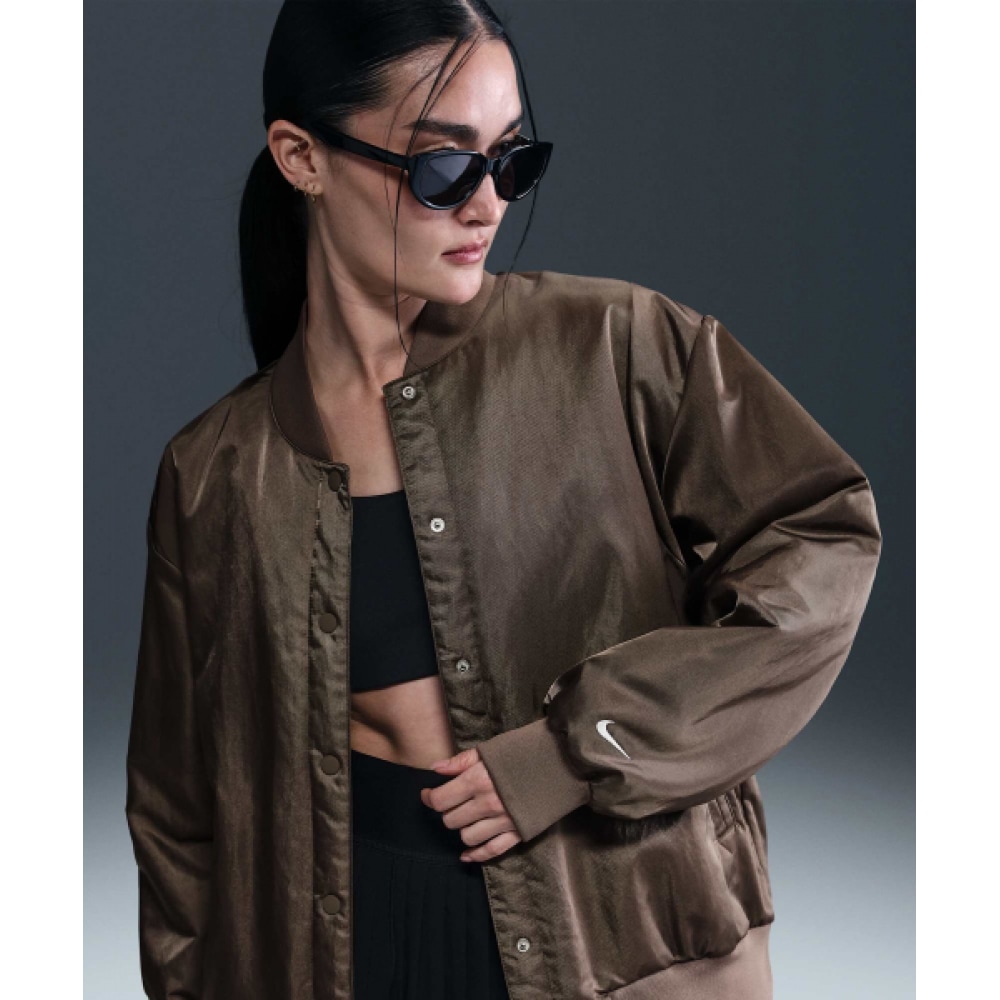 NIKE スポーツウェア ディストロイヤー オーバーサイズ ウーブンジャケット W - アイアンストーン:ホワイト HJ0972-004